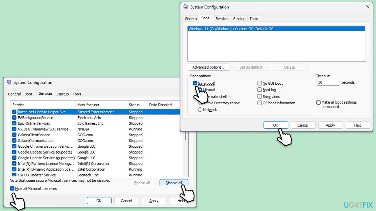 التمهيد النظيف
