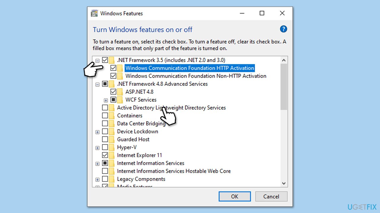 تمكين .NET Framework