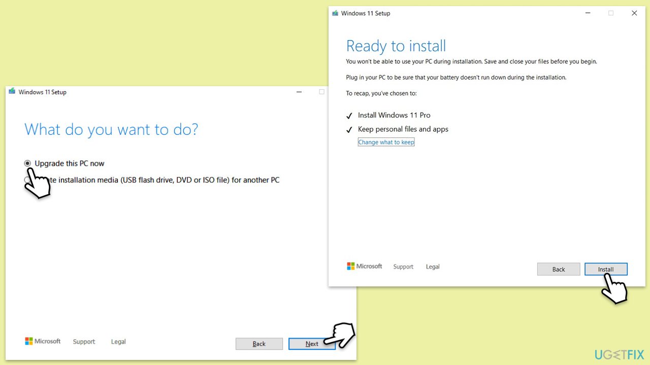 استخدام أداة إنشاء الوسائط