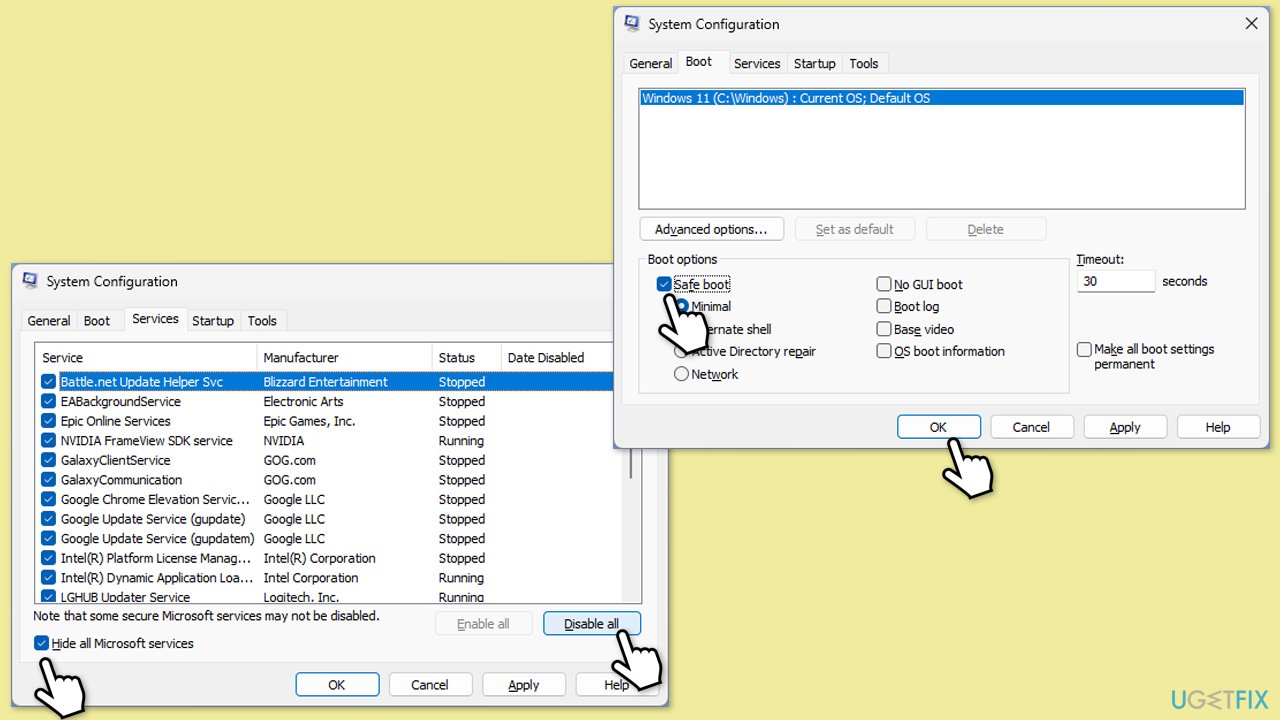 التمهيد النظيف