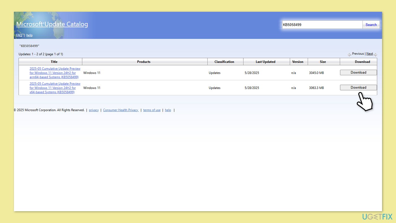 التثبيت يدويًا