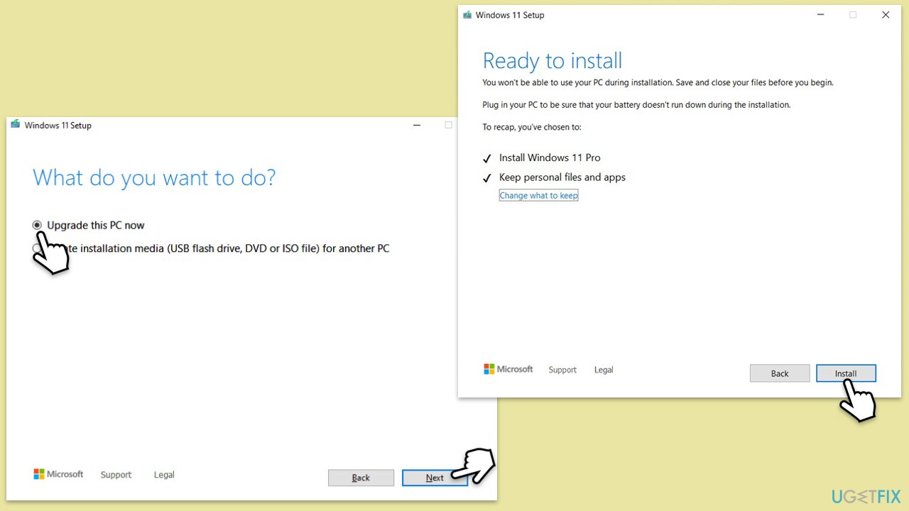 استخدام Media Creation Tool