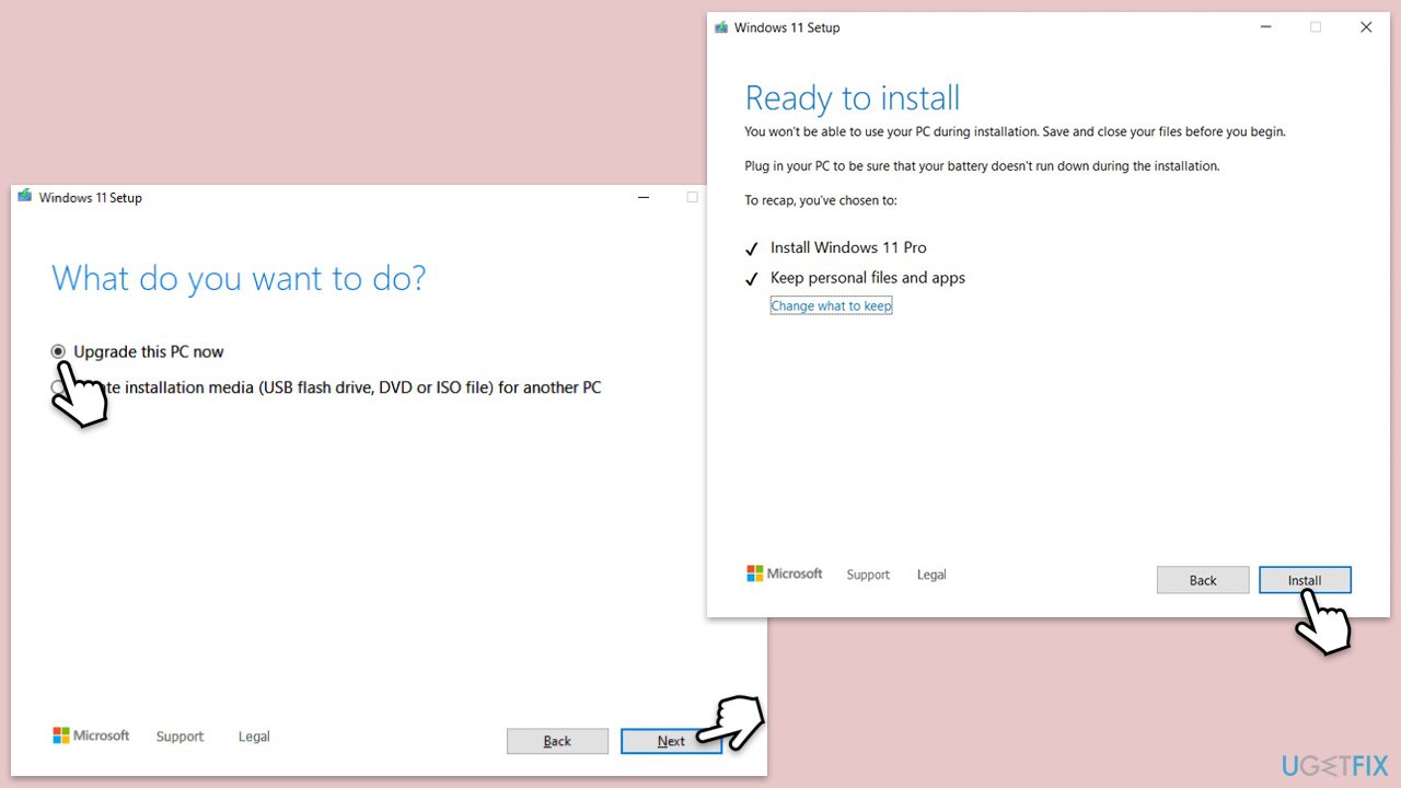 استخدام أداة إنشاء الوسائط