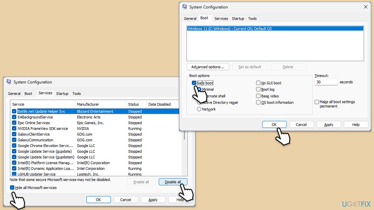 التمهيد النظيف