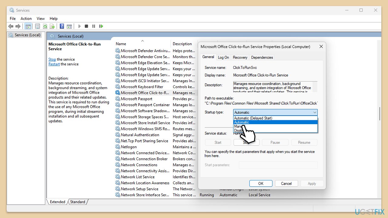 التحقق من الخدمات