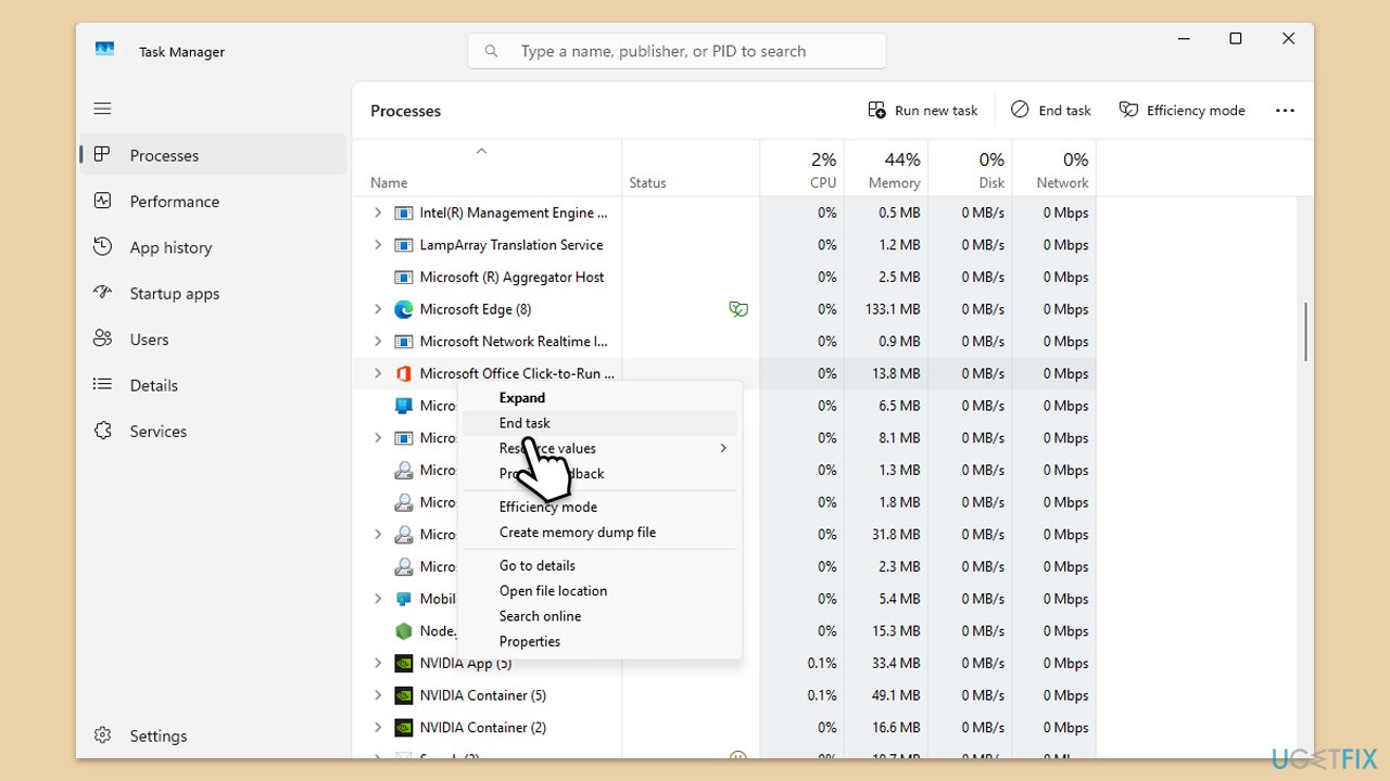إنهاء المهمة