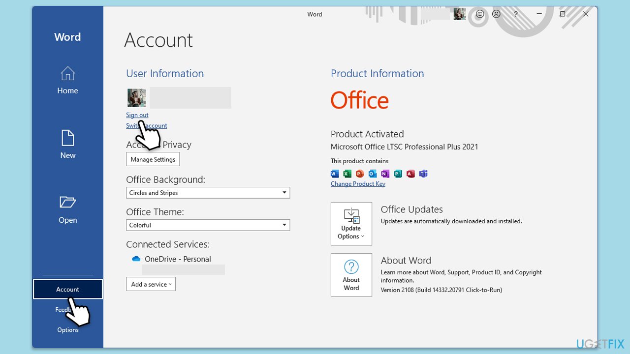تسجيل الخروج