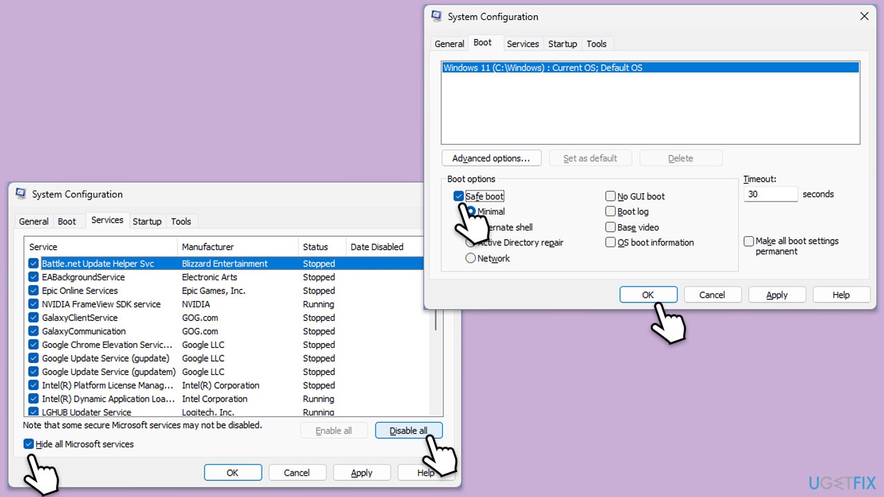 التمهيد النظيف