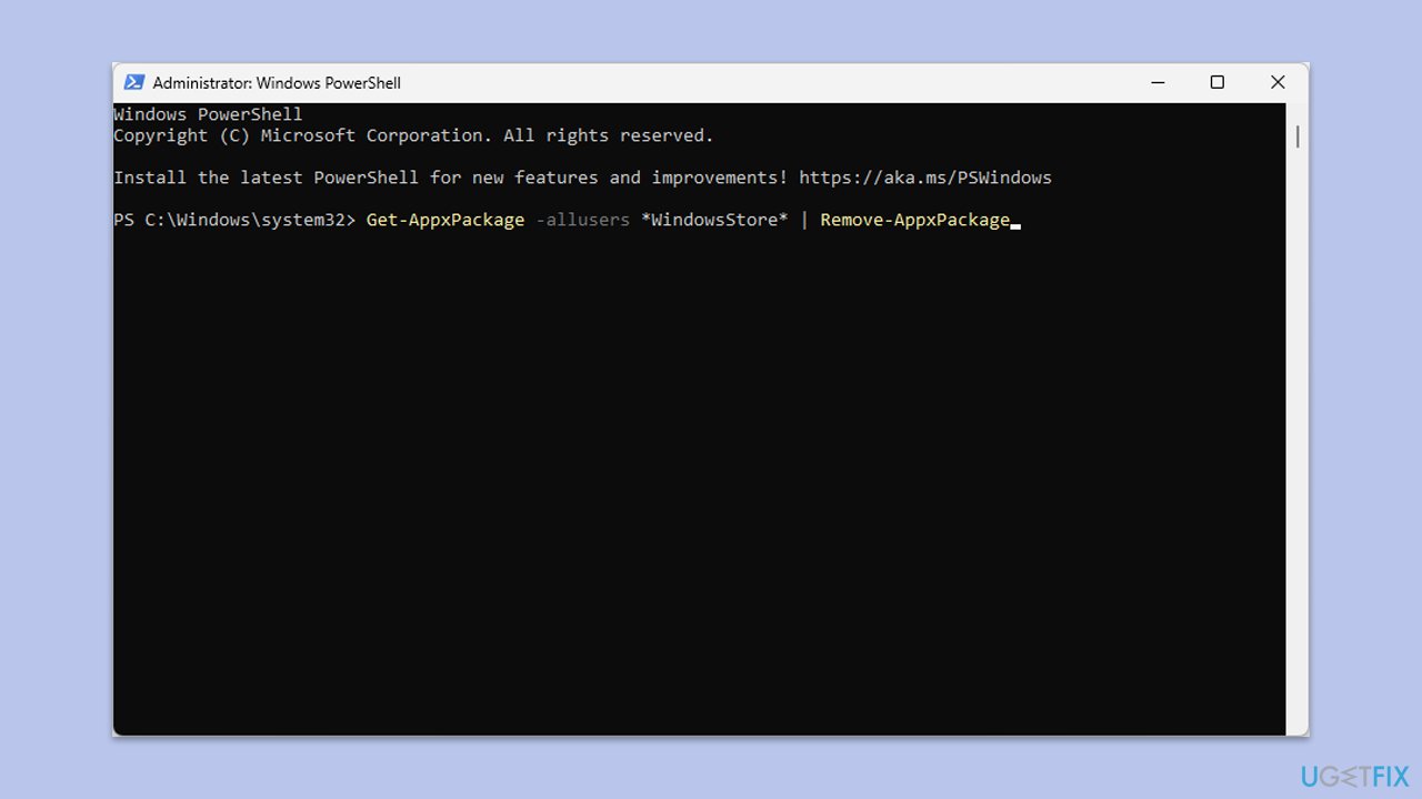 إعادة تثبيت المتجر