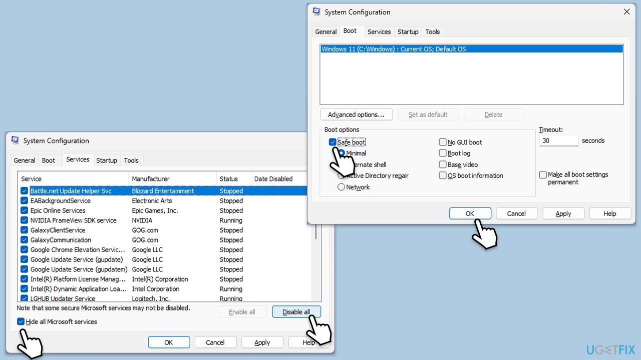 التمهيد النظيف
