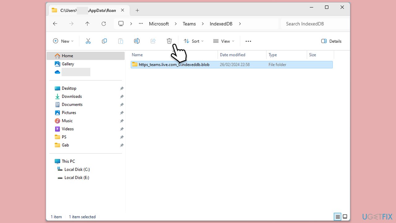 مسح ذاكرة التخزين المؤقت