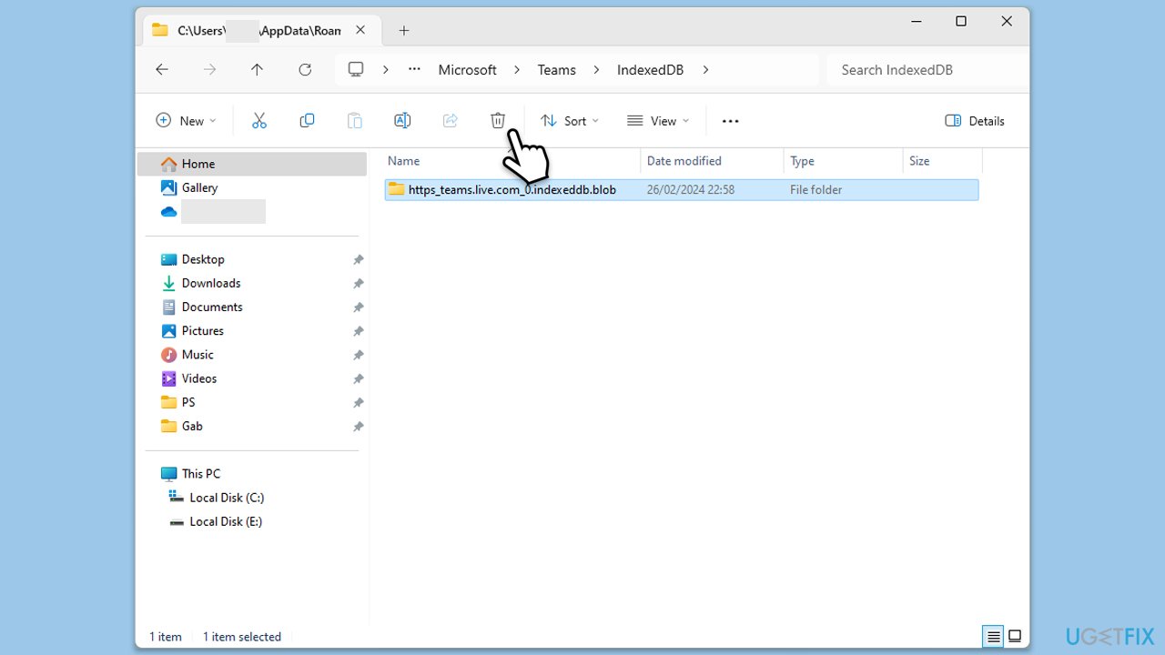 مسح ذاكرة التخزين المؤقت
