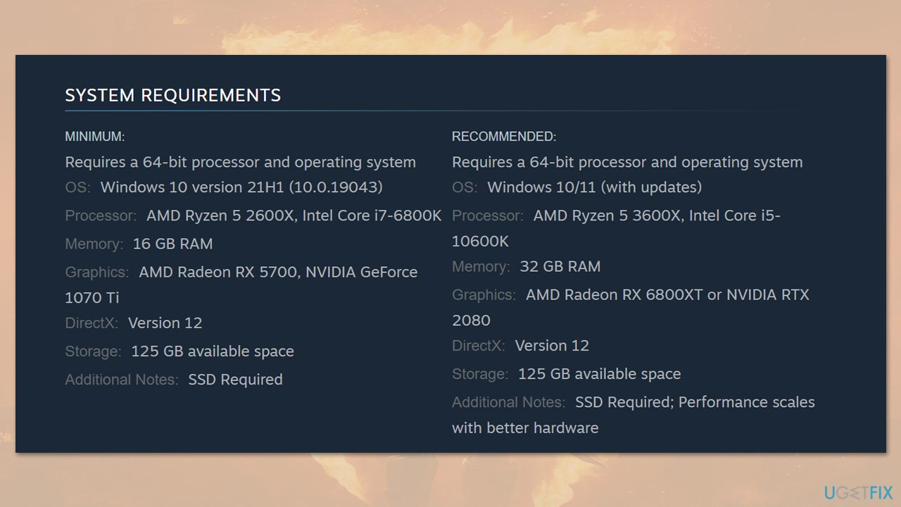 التحقق من المتطلبات