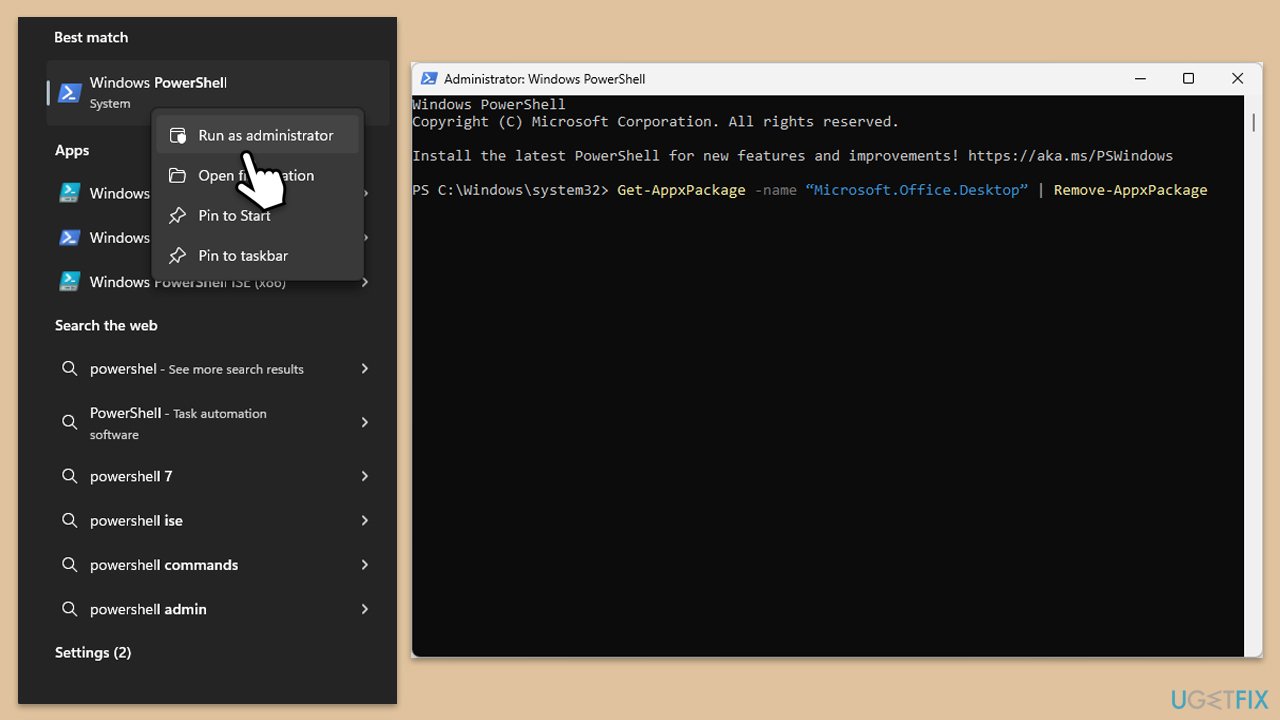 إلغاء تثبيت إصدارات Office السابقة