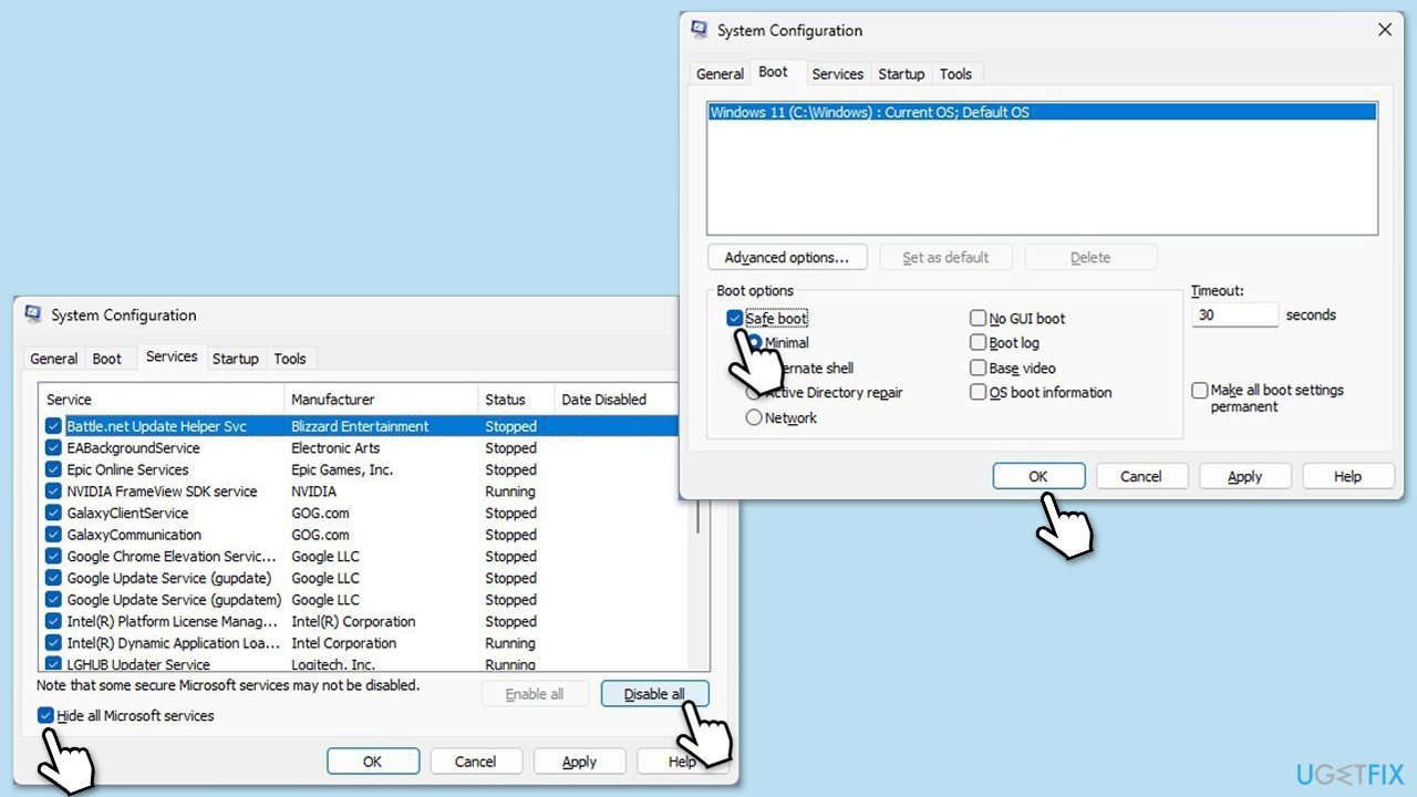التمهيد النظيف