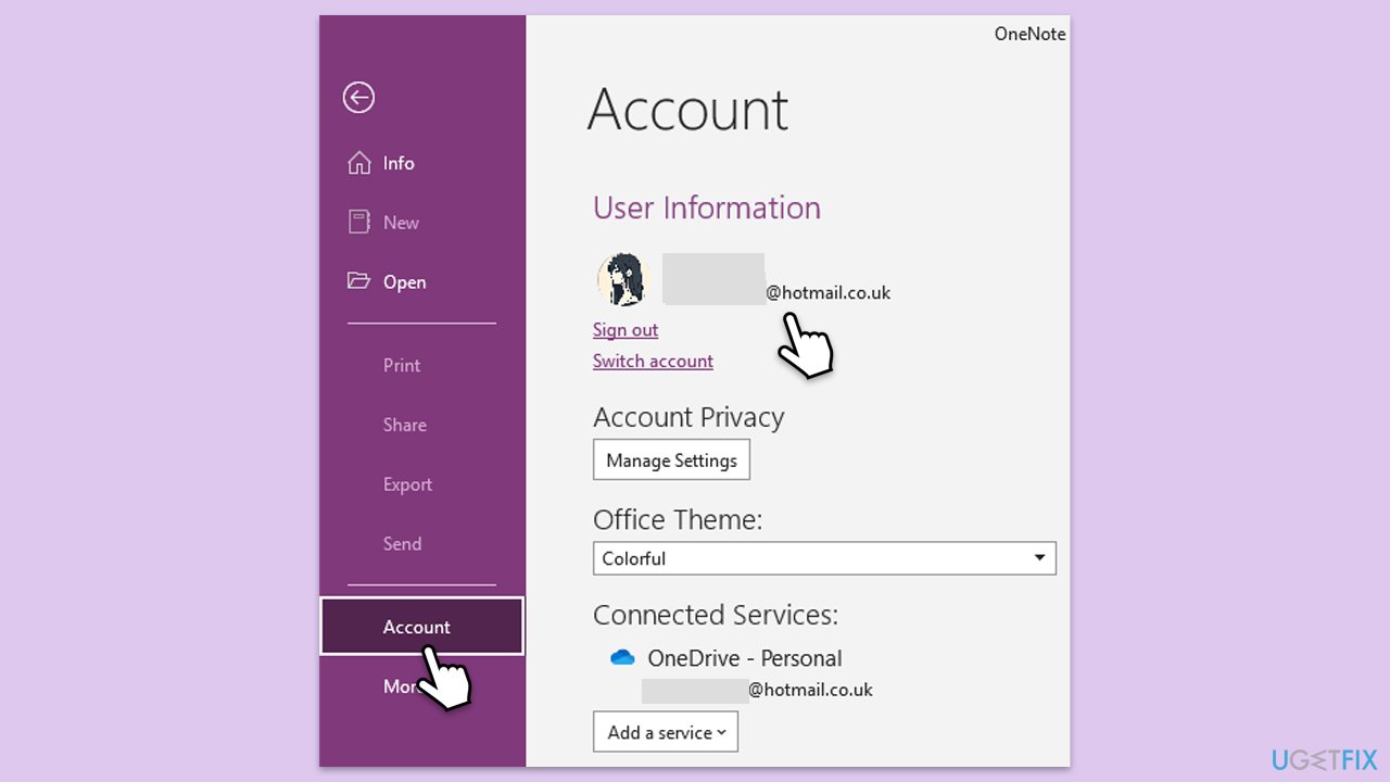 التحقق من الحساب