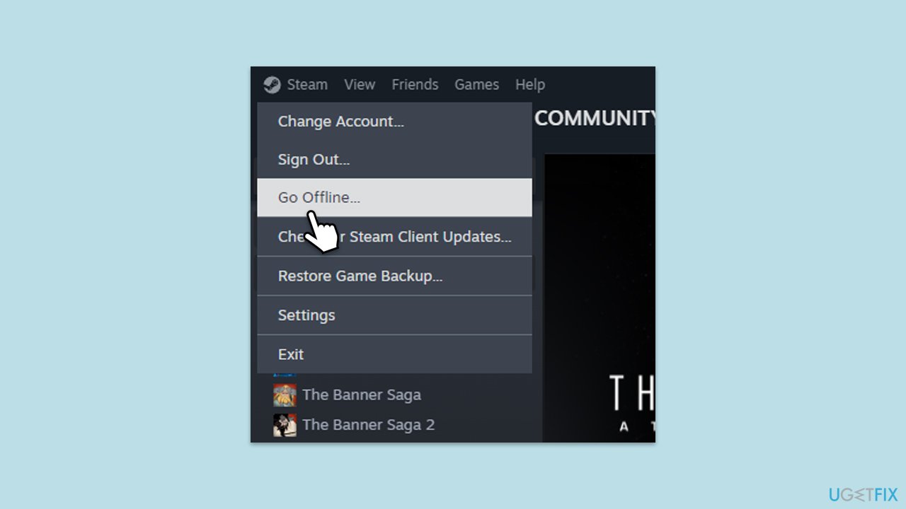 الانتقال إلى وضع عدم الاتصال