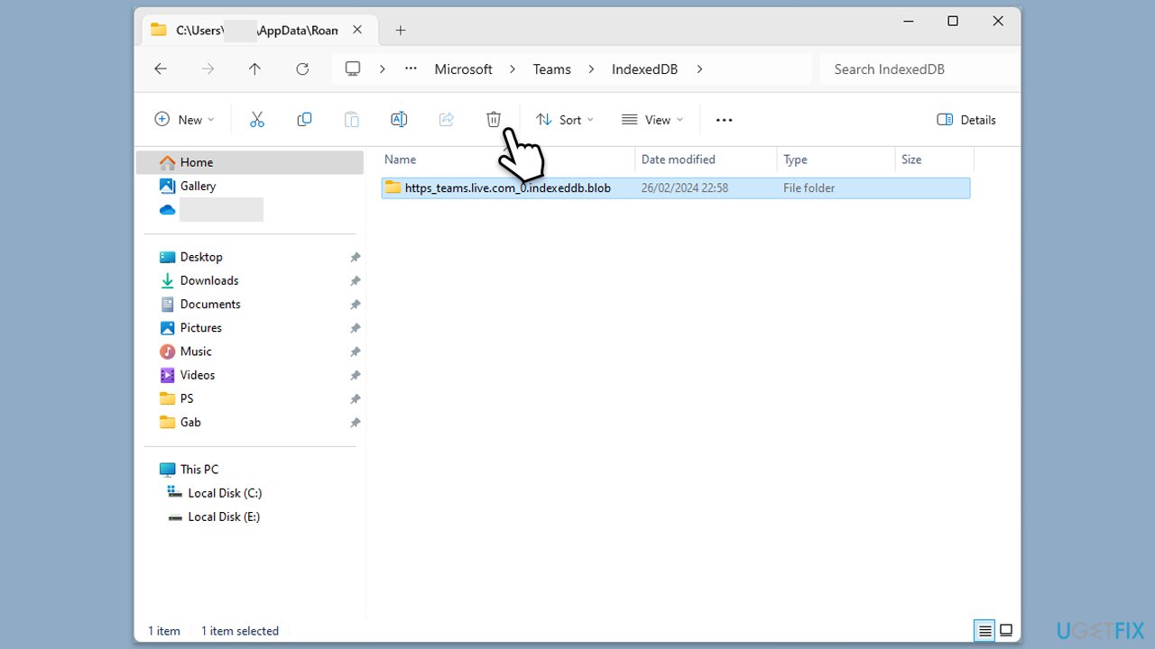 مسح ذاكرة التخزين المؤقت