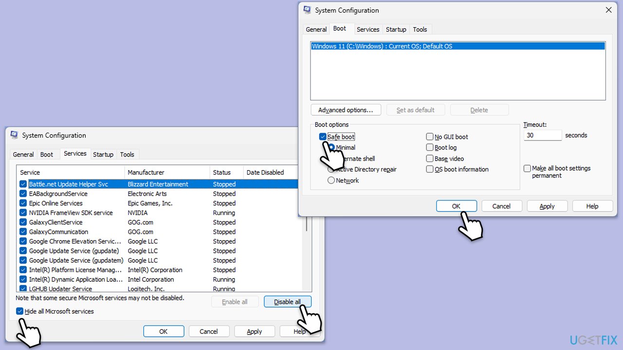التمهيد النظيف