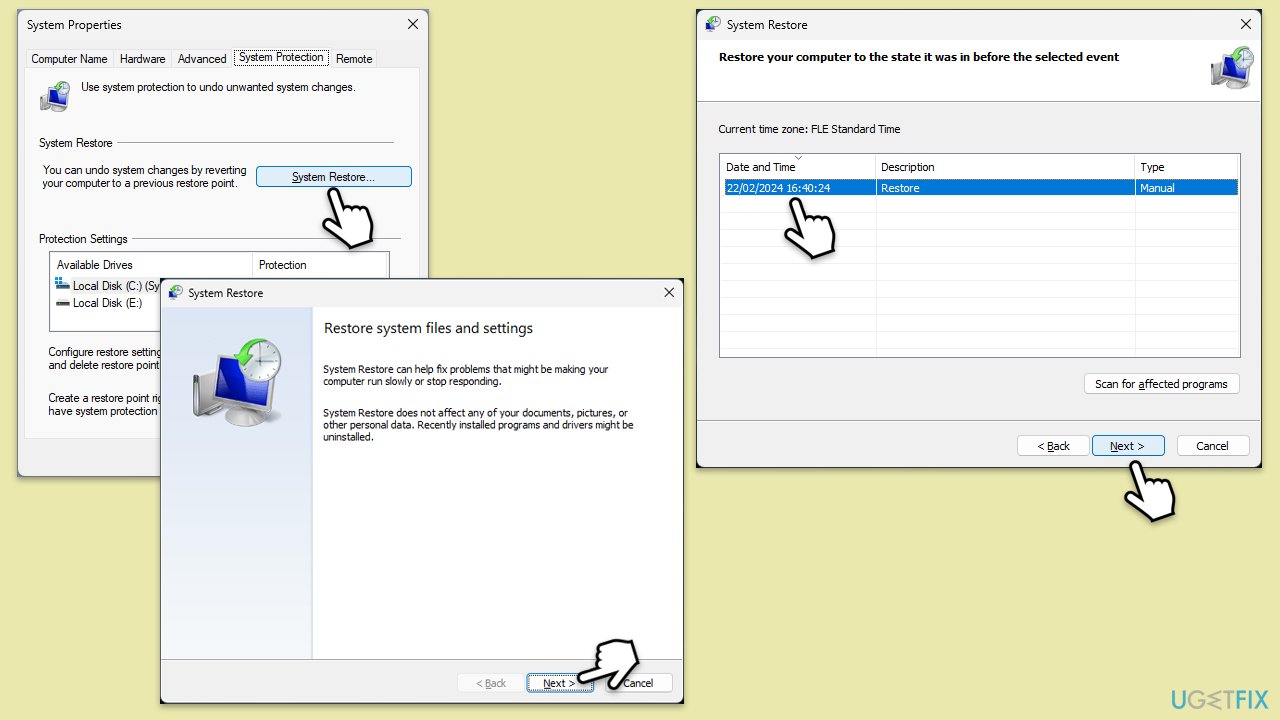 استعادة النظام