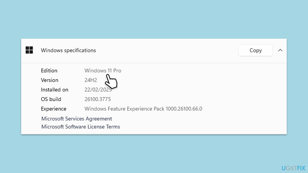 التحقق من إصدارك