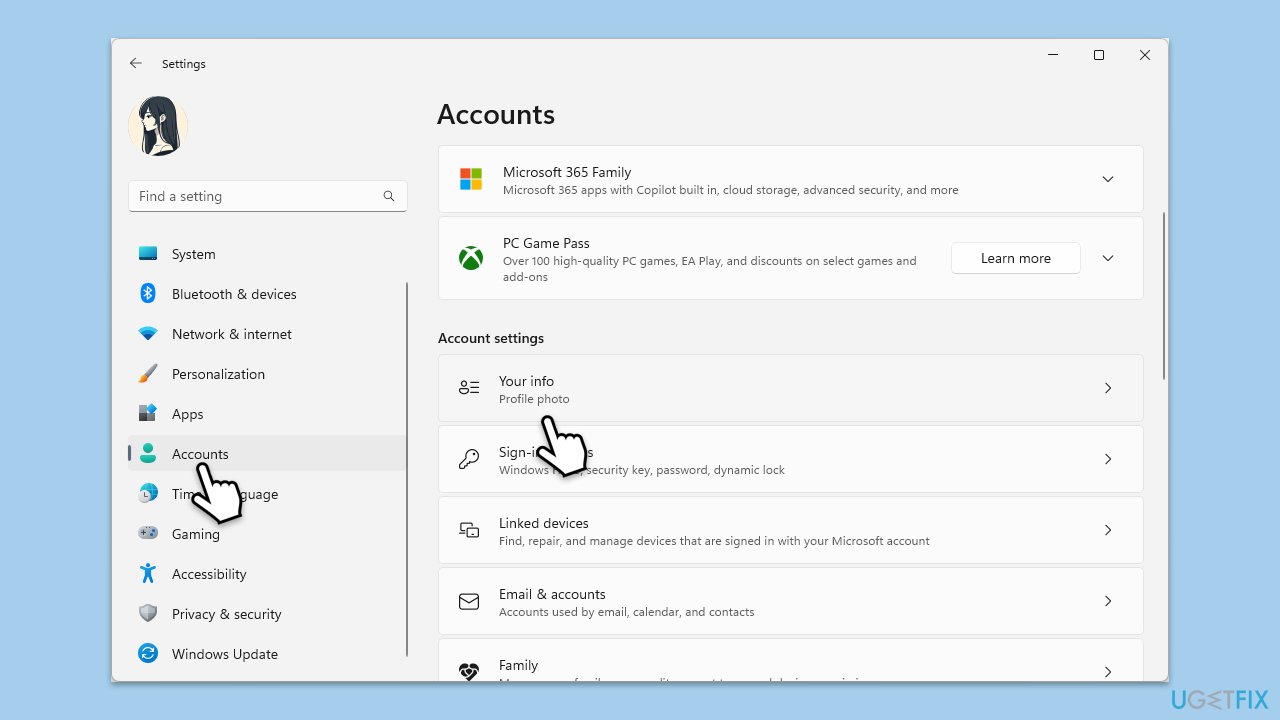 التحقق من الحساب