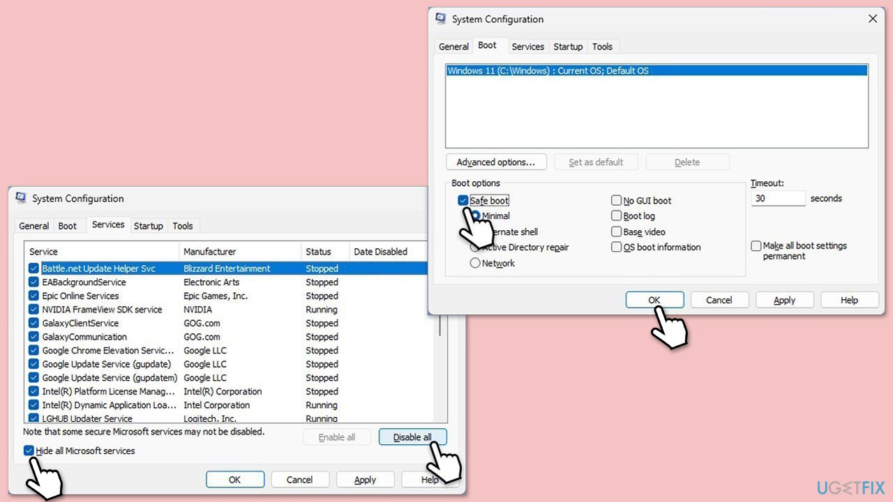 التمهيد النظيف