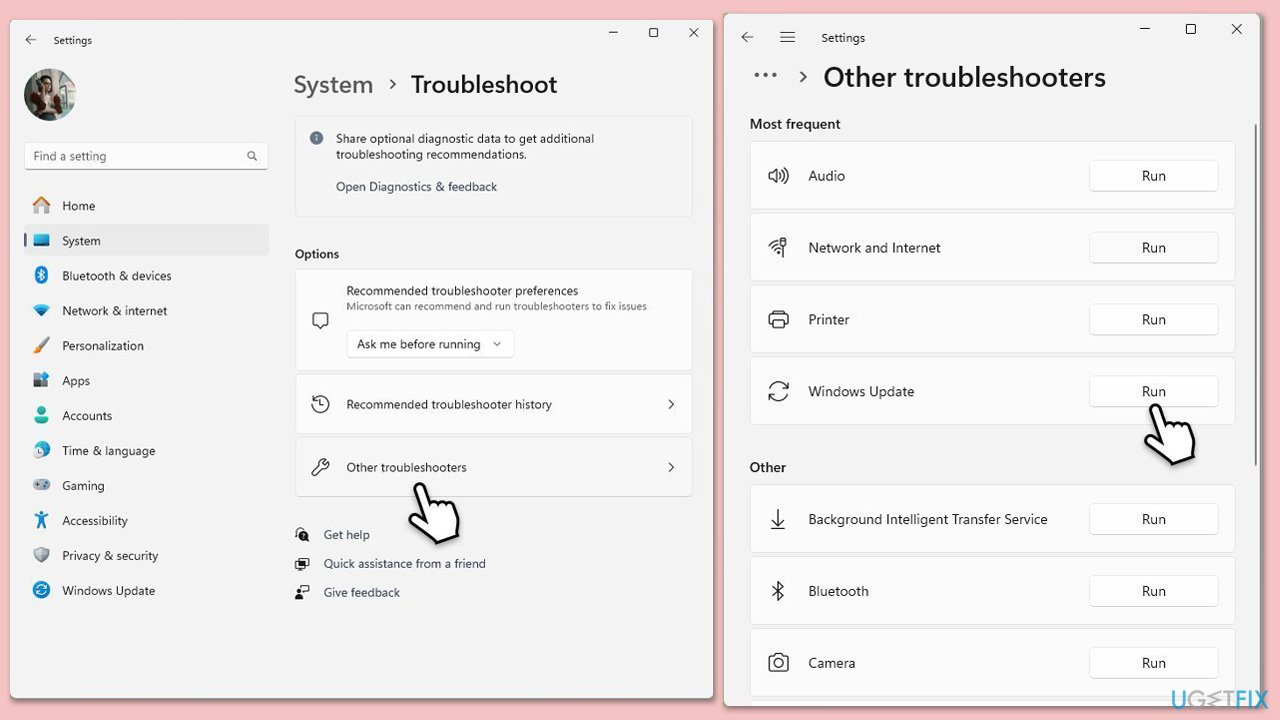مستكشف أخطاء تحديث Windows ومصلحها