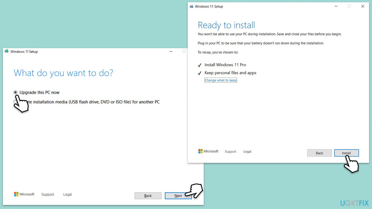 استخدام أداة إنشاء الوسائط