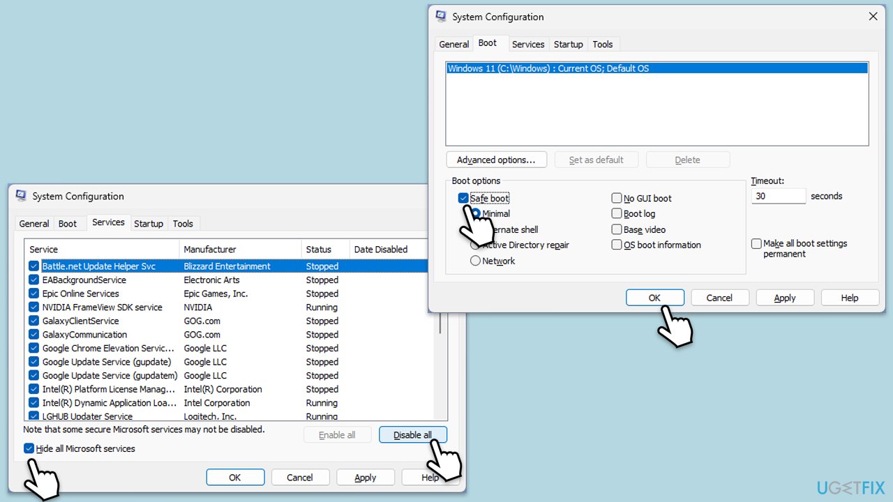 التمهيد النظيف