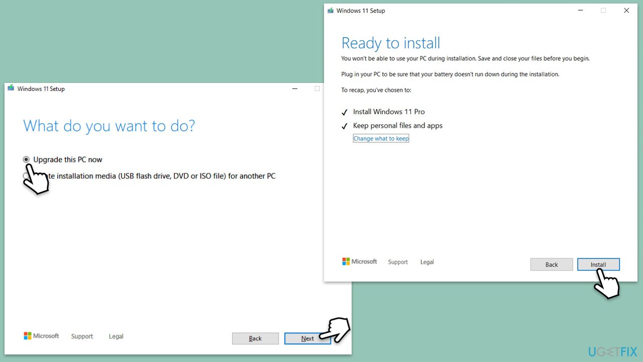 استخدام أداة إنشاء الوسائط