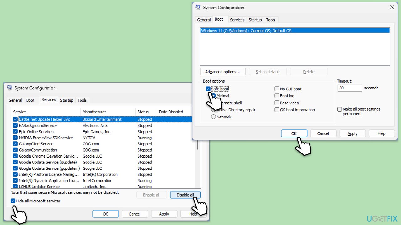 التمهيد النظيف