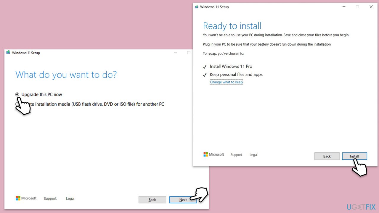 استخدام أداة إنشاء الوسائط