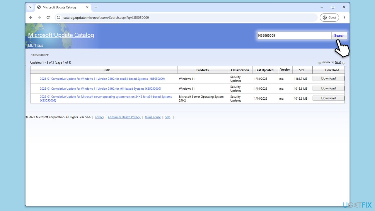 التثبيت يدويًا