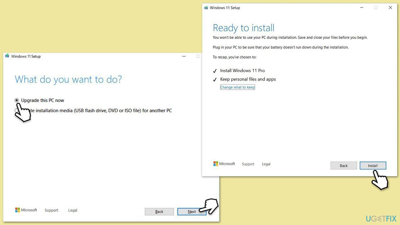استخدام Media Creation Tool