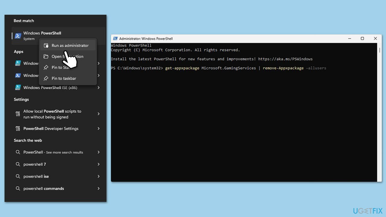 إعادة تثبيت خدمات الألعاب