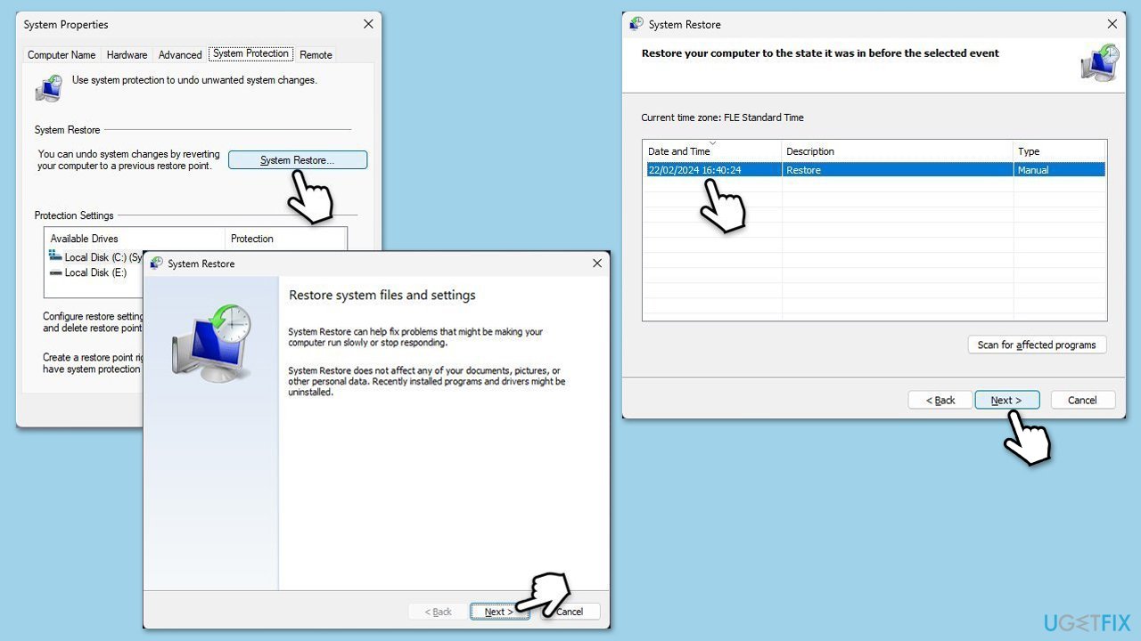 استعادة النظام