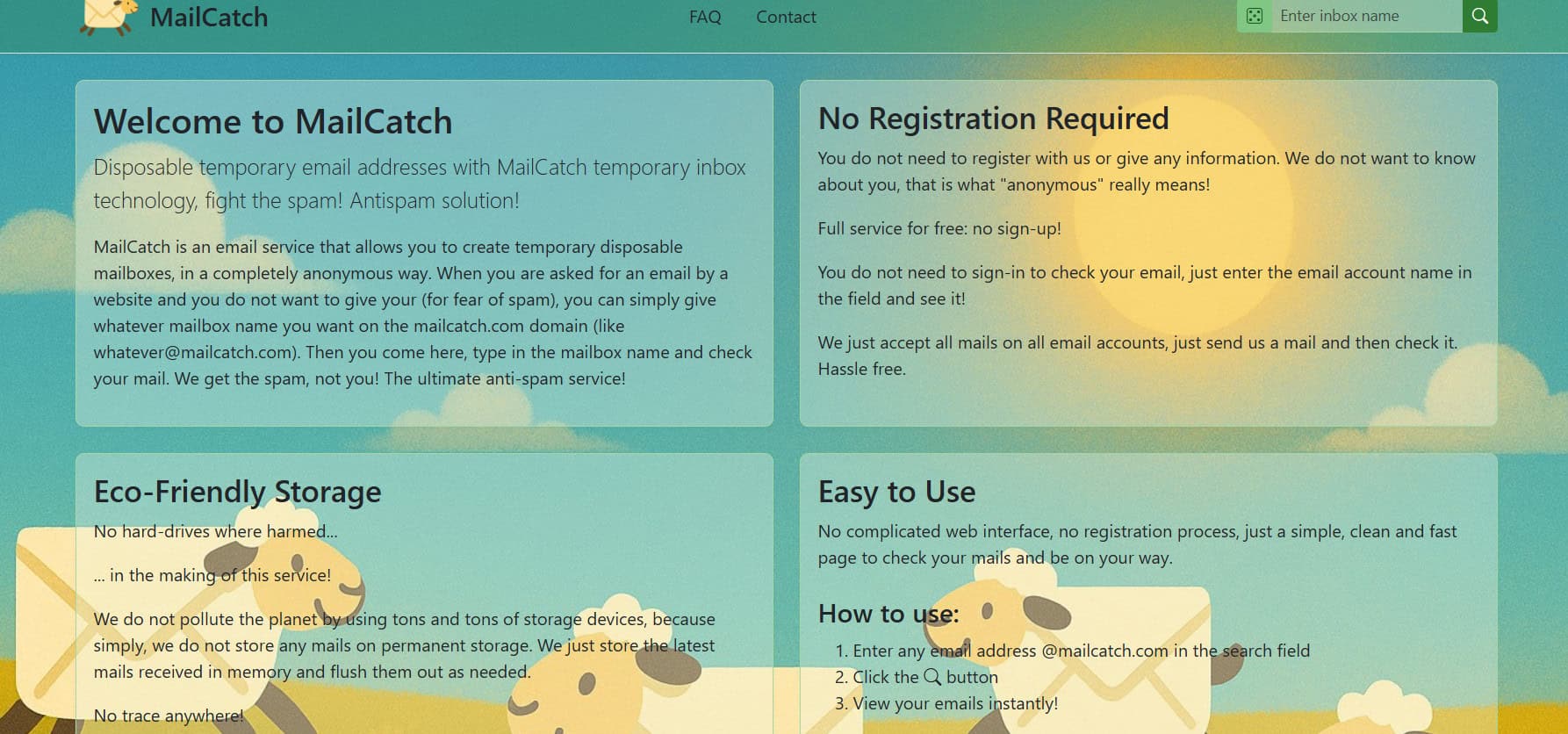 MailCatch | أفضل بدائل EmailOnDeck