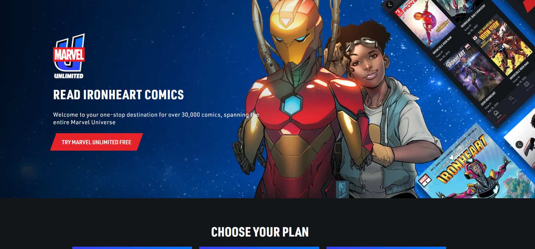 Marvel Unlimited | أفضل مواقع لقراءة القصص المصورة عبر الإنترنت مجانًا