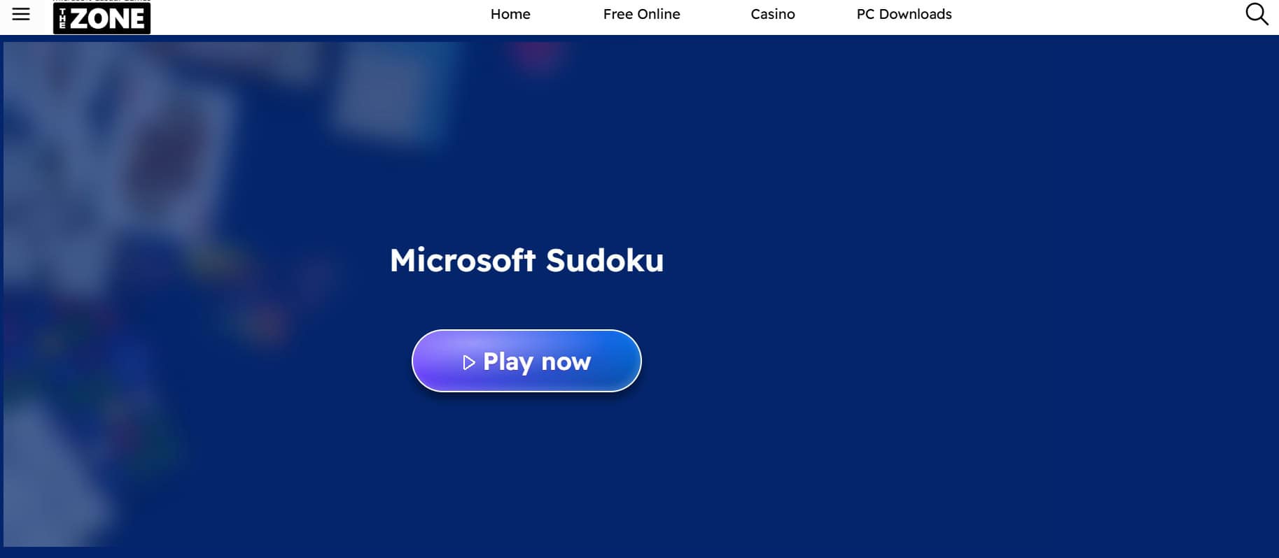 Microsoft Sudoku