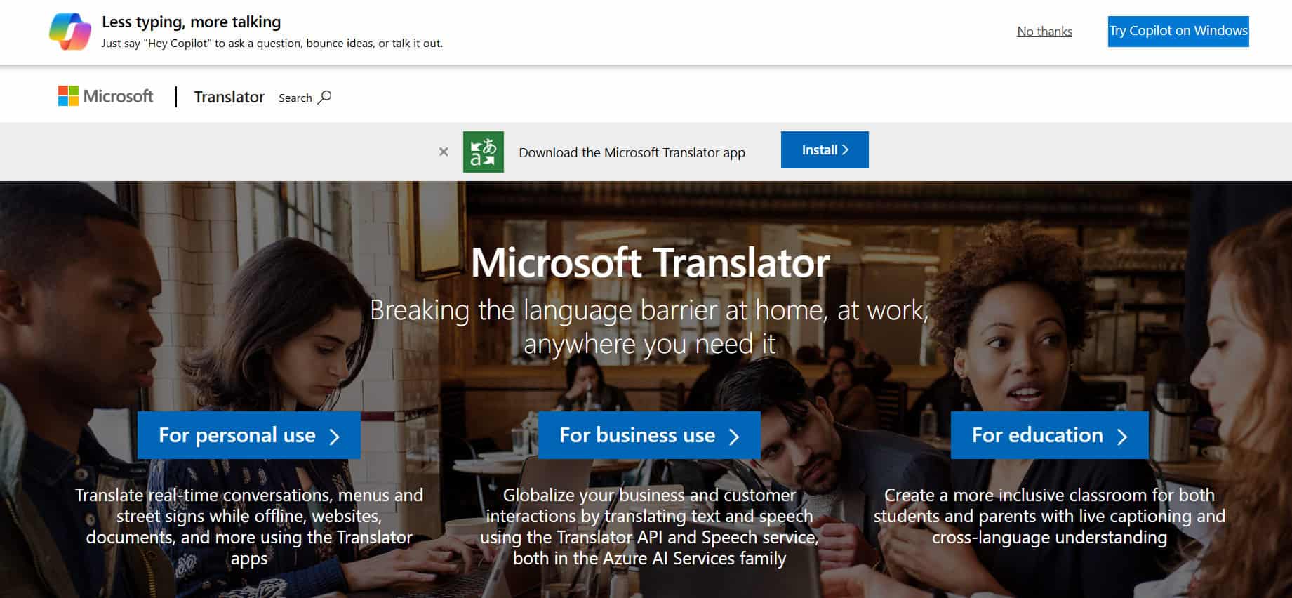 Microsoft Translator
