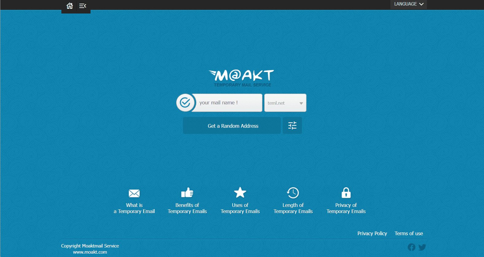 Moakt | أفضل بدائل EmailOnDeck