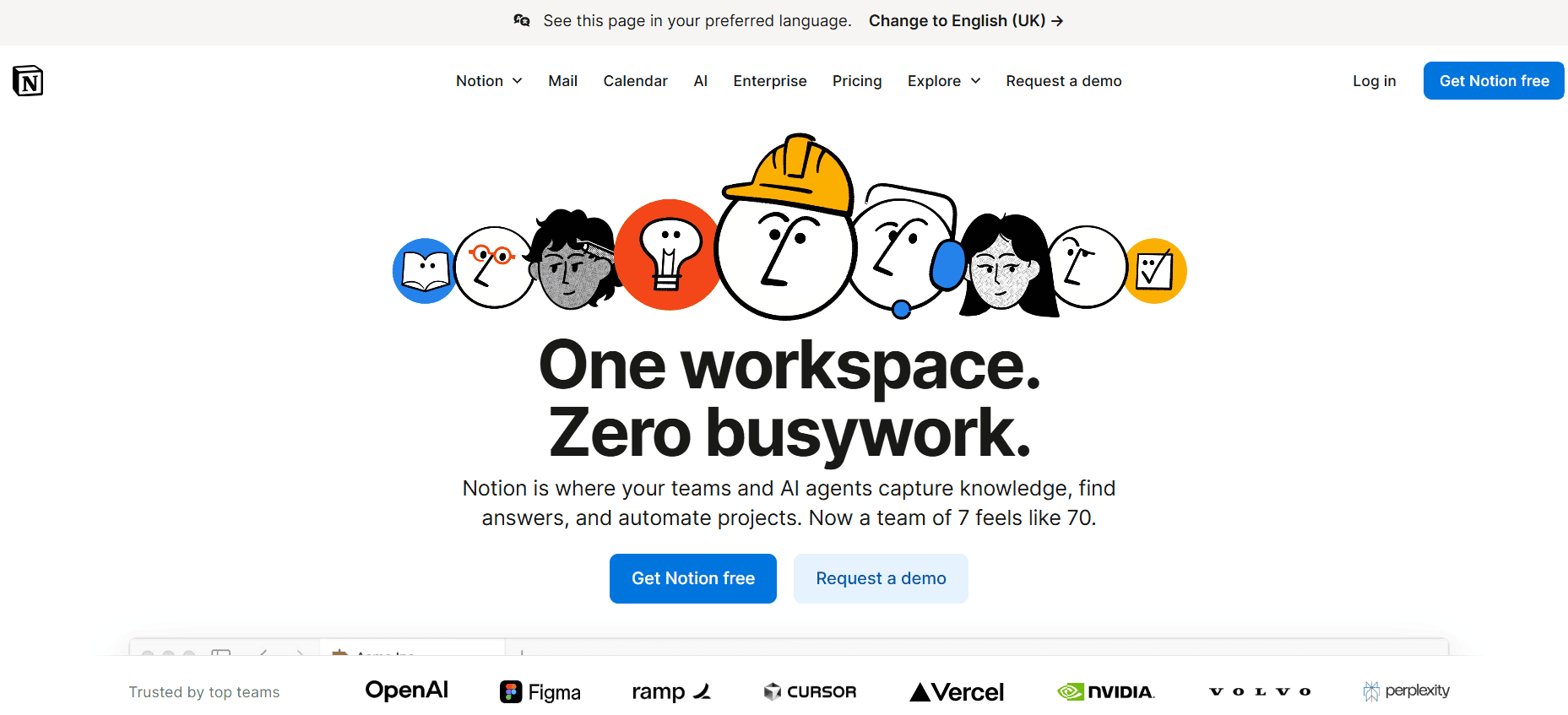 Notion | أفضل بدائل Obsidian