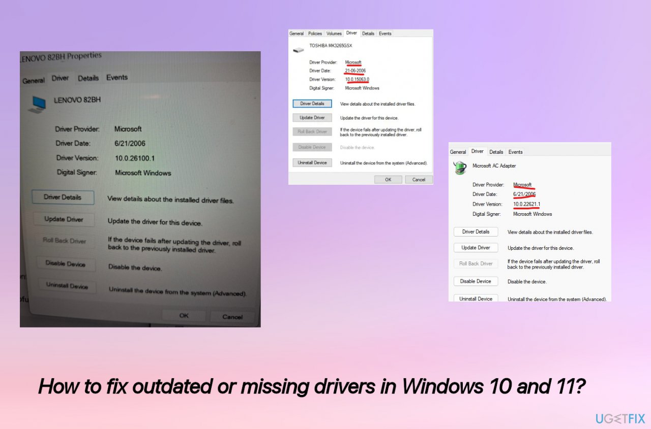 إصلاح التعريفات القديمة أو المفقودة في Windows 10 و 11