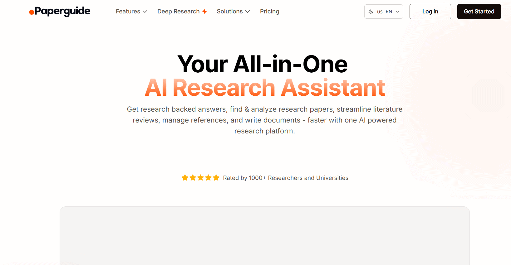 Paperguide | أفضل بدائل NotebookLM