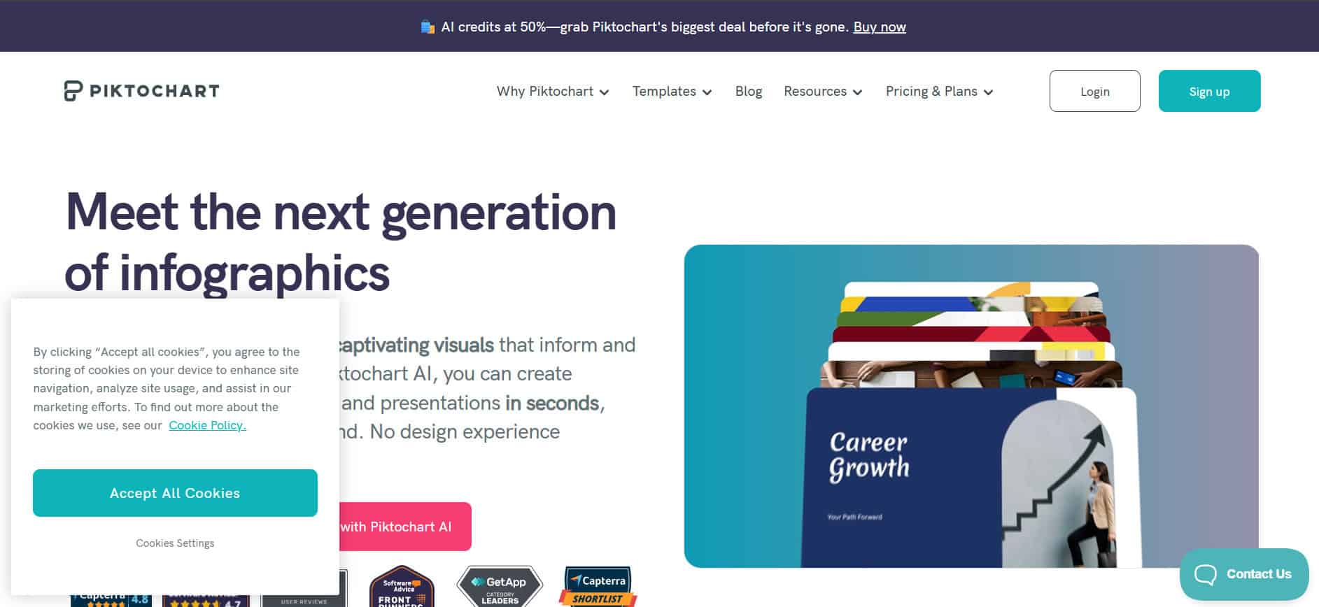 Piktochart | أفضل بدائل Canva