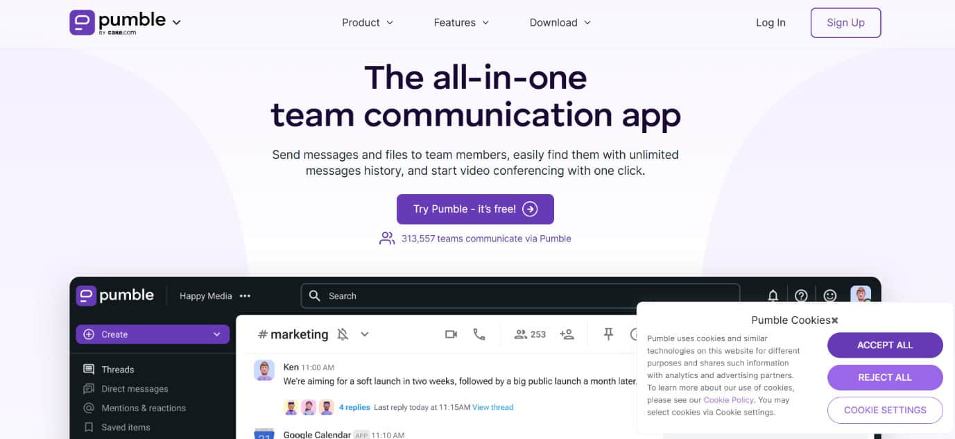 Pumble | أفضل بدائل Discord مفتوحة المصدر
