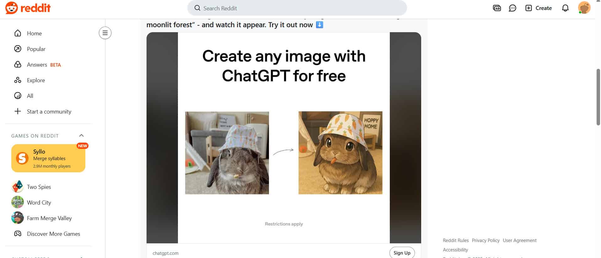Reddit | أفضل مواقع لوحات الصور المجهولة