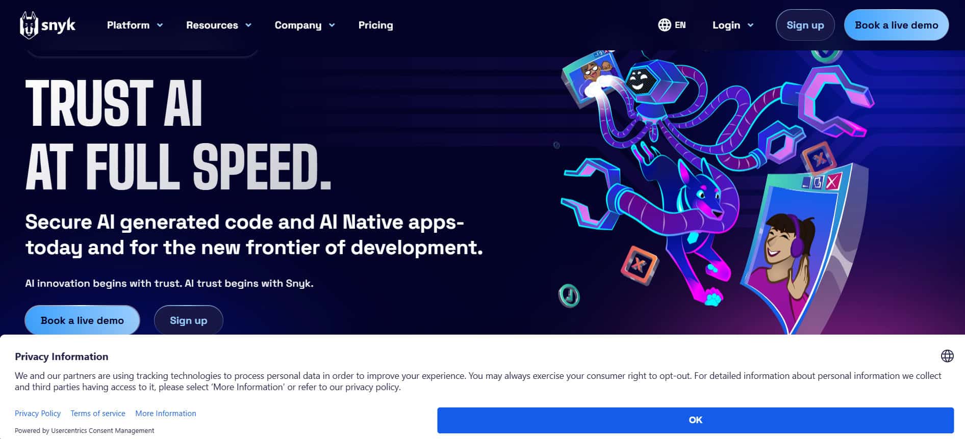 Snyk | أفضل أدوات الذكاء الاصطناعي للمطورين