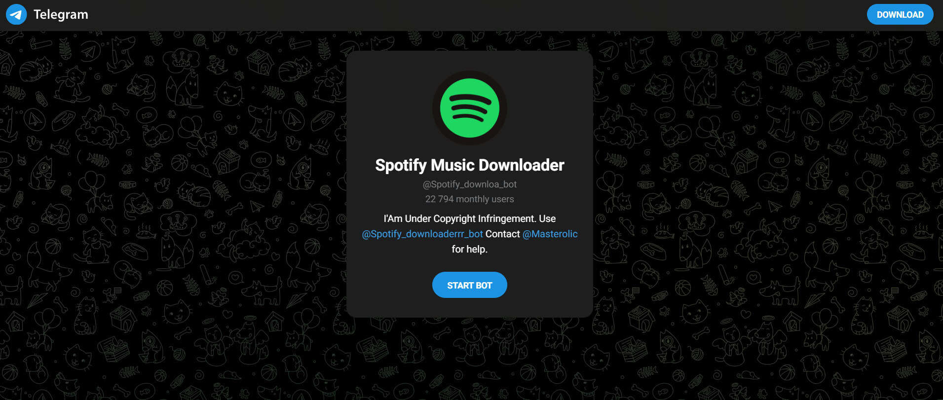 Spotify Downloader Bot